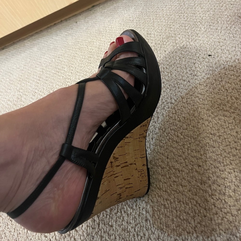 charles by CHARLES DAVID wedge sandals